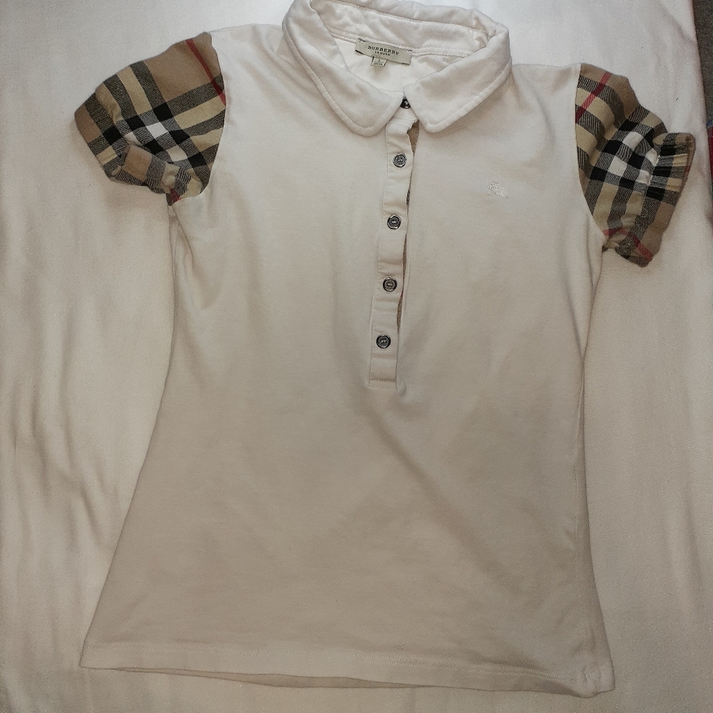 COPY - Burberry London white t-shirt.